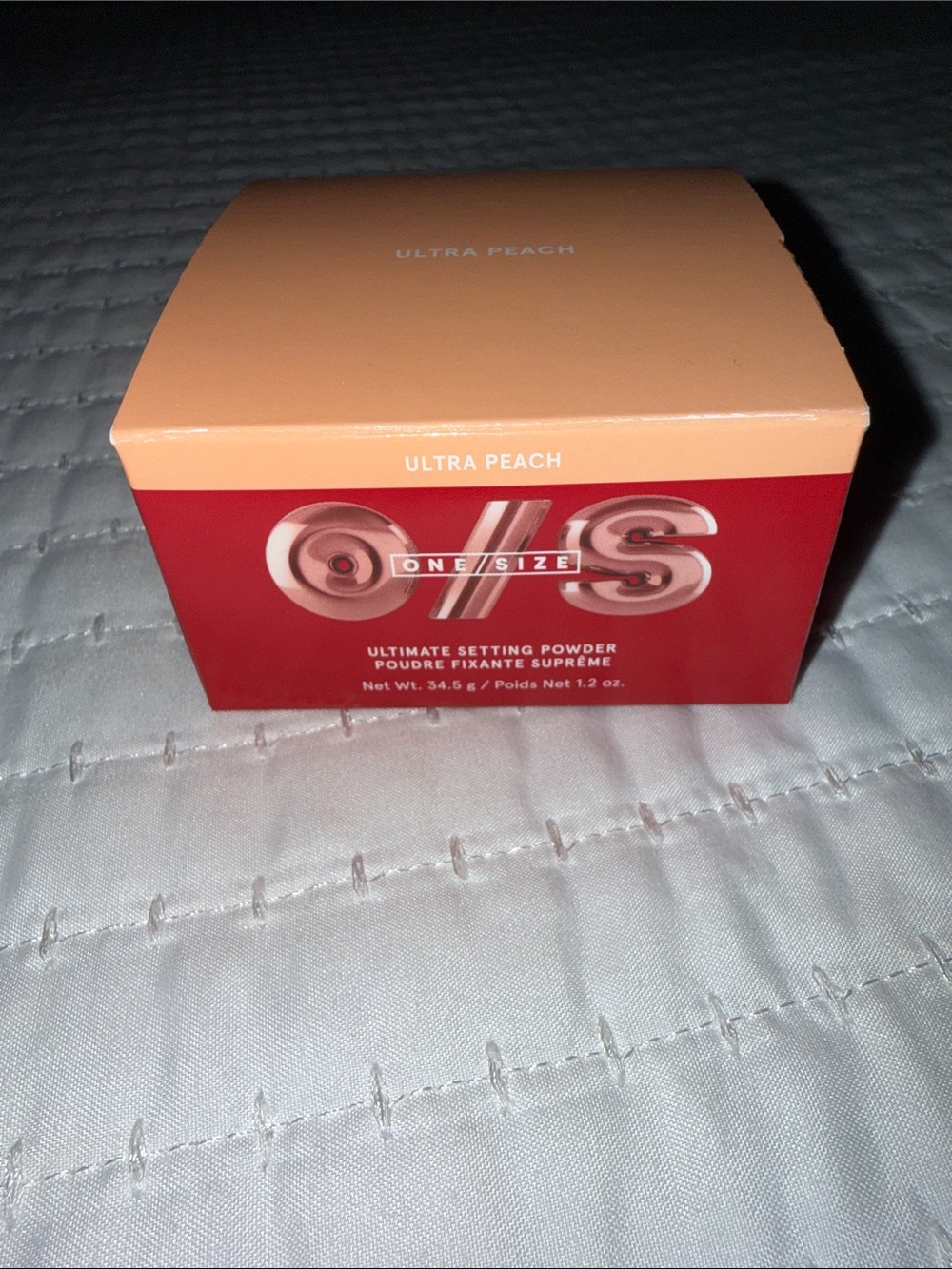 ONE/SIZE Ultra Peach Setting Powder — Peach & Red Box